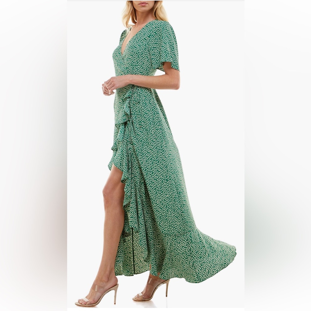 Socialite Printed Ruffle Dress - Picture 3 of 12